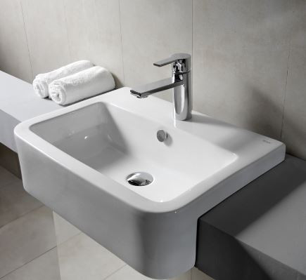 Раковина Bravat Basin C22149W-1-ENG полувстраиваемая