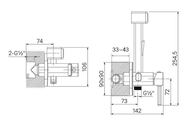 Смеситель Iddis Slide SLIBL00i02 для ванны