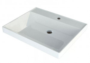 Раковина Andrea Corolina 600 4680028070405 над стиральной машиной