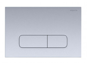 Клавиша смыва Aquatek 002C KDI-0000014 хром матовый