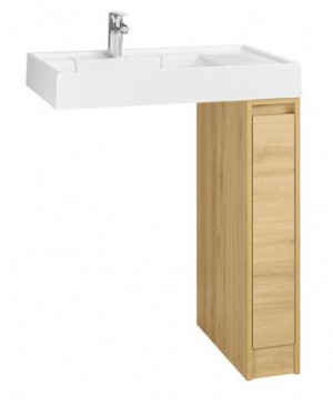 Тумба под раковину Акватон Лондри 20 1A267101LH0C0 дуб сантана без фасада