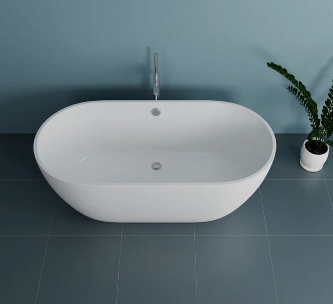 Ванна из литьевого мрамора Delice Olivia 165*80 DLR330002