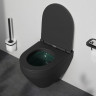 Унитаз подвесной Am.Pm Spirit V2.0 FlashClean C701700MBSC безободковый с микролифтом черный матовый