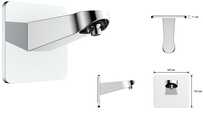 Душевая система Vincea Inspire VSFW-3I21MT3MB термостат встраиваемая черный матовый