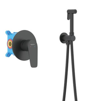 Комплект гигиенического душа Aquatek Бетта AQ1119MB черный матовый