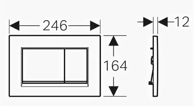 Клавиша смыва Geberit Sigma 30 115.883.14.1