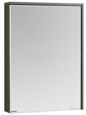 Зеркальный шкаф Акватон Стоун 60 1A231502SXC80 грецкий орех