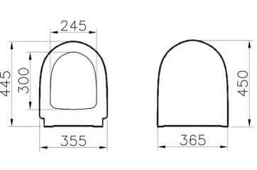 Сиденье для унитаза Vitra Sento 86-003-009 с микролифтом