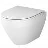 Унитаз подвесной Am.Pm Spirit V2.0 FlashClean C701700MWSC безободковый с микролифтом белый матовый