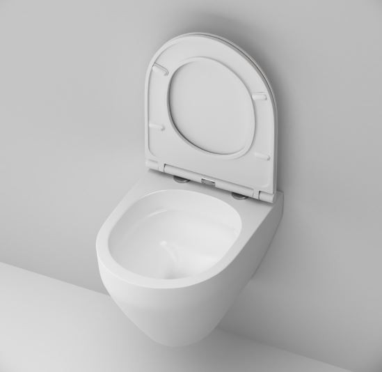 Унитаз подвесной Am.Pm Spirit V2.0 FlashClean C701700MWSC безободковый с микролифтом белый матовый