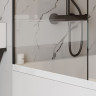 Шторка для ванны Maretti Project Black 60 PB41F6014099 прозрачное черный матовый
