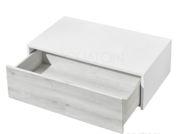 Комод Акватон Сакура 80 1A236603SKW80 ольха наварра белый глянец