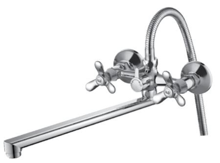 Смеситель Rossinka Q02-80 для ванны универсальный