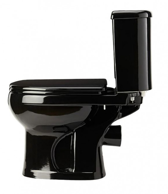 Унитаз-компакт Оскольская Керамика Ирида Стандарт 40374130402 черный антивсплеск