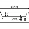 Душевой поддон квадратный RGW LUX/TN 800x800 16180188-21