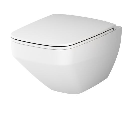 Унитаз подвесной Am.Pm Inspire V2.0 FlashClean C50A1700MWSC безободковый с микролифтом белый матовый