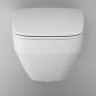 Унитаз подвесной Am.Pm Inspire V2.0 FlashClean C50A1700MWSC безободковый с микролифтом белый матовый