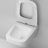 Унитаз подвесной Am.Pm Inspire V2.0 FlashClean C50A1700MWSC безободковый с микролифтом белый матовый