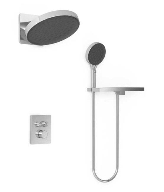 Душевая система Vincea Inspire VSFW-3I21MT3RCH термостат встраиваемая хром