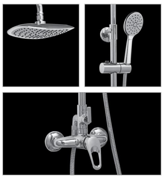 Душевая система Lemark Omega LM3160C