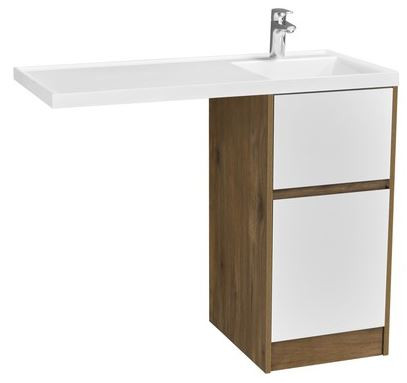 Фасад Акватон Лондри 40 1A274901LH010 белый комплект