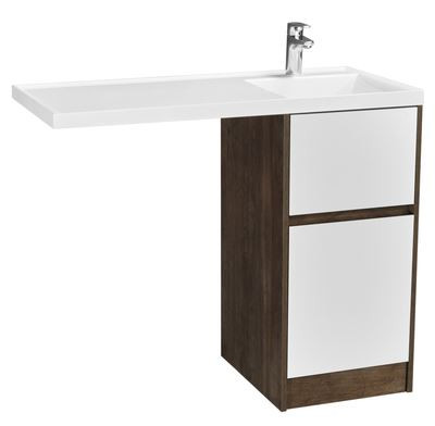 Фасад Акватон Лондри 40 1A274901LH010 белый комплект