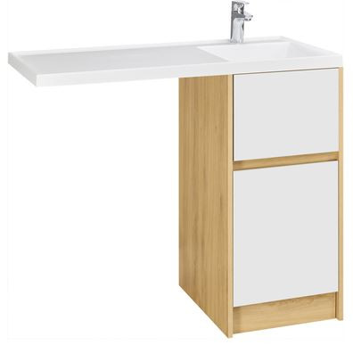 Фасад Акватон Лондри 40 1A274901LH010 белый комплект