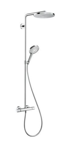 Душевая система Hansgrohe Raindance Select S Showerpipe 240 1jet PowderRain 27633000 с термостатом