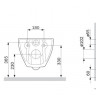 Унитаз подвесной Am.Pm Inspire V2.0 FlashClean C50A1700SC безободковый с микролифтом