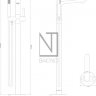 Смеситель NT Bagno NT48031 для ванны напольный