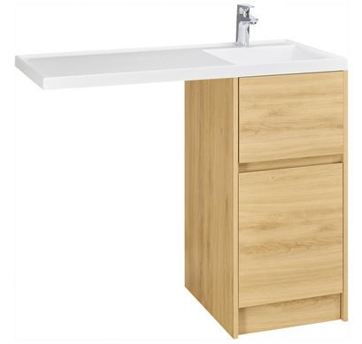 Фасад Акватон Лондри 40 1A274901LH0C0 дуб сантана комплект