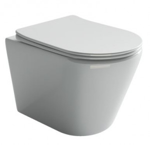 Унитаз подвесной Ceramica Nova Highlight Rimless CN1804 безободковый с микролифтом