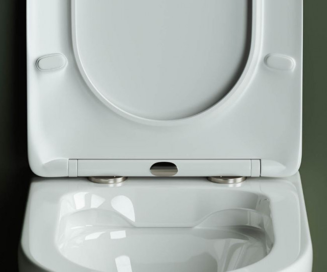 Унитаз подвесной Ceramica Nova Highlight Rimless CN1804 безободковый с микролифтом