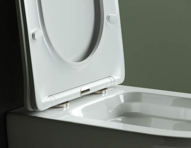 Унитаз подвесной Ceramica Nova Highlight Rimless CN1804 безободковый с микролифтом