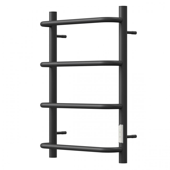 Полотенцесушитель электрический Point Ника PN08846B П4 400*600 диммер справа черный