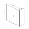 Душевой уголок Vincea Garda 180*90 VSR-1G29018CH шиншилла
