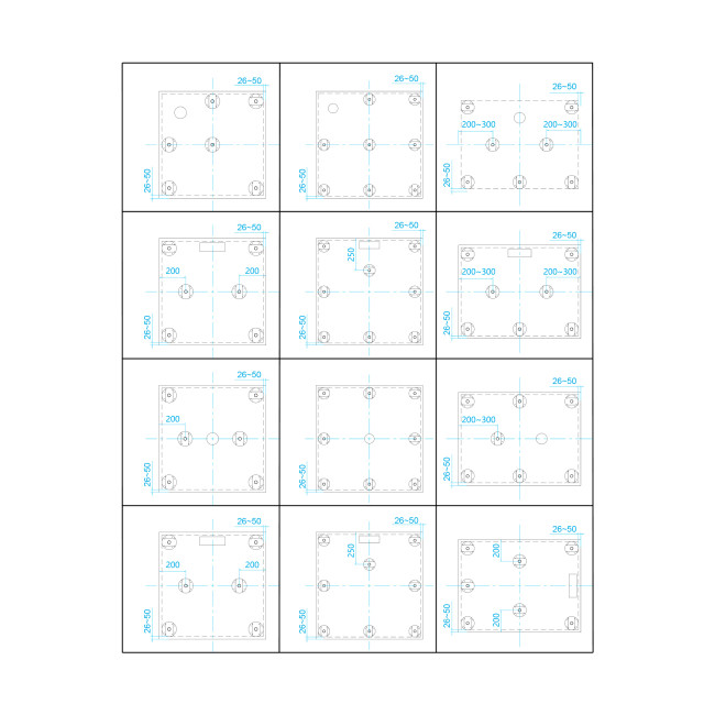 Ножки для поддона RGW N-01 03230108-31 8 шт
