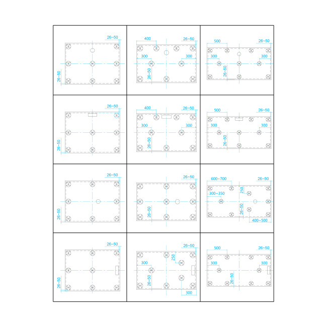 Ножки для поддона RGW N-01 03230108-31 8 шт