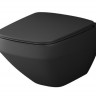 Унитаз подвесной Am.Pm Inspire V2.0 FlashClean C50A1700MBSC безободковый с микролифтом черный матовый