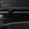 Унитаз подвесной Am.Pm Inspire V2.0 FlashClean C50A1700MBSC безободковый с микролифтом черный матовый
