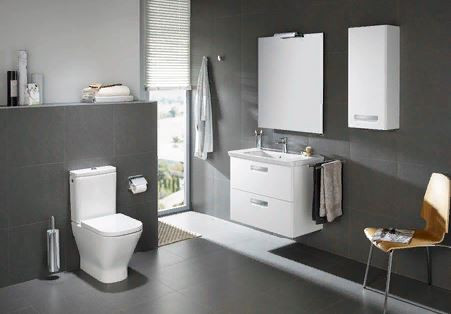 Тумба Roca Gap 60 ZRU9302879 белый глянец без раковины