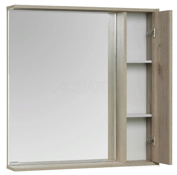 Зеркальный шкаф Акватон Стоун 80 1A228302SX850 сосна арлингтон