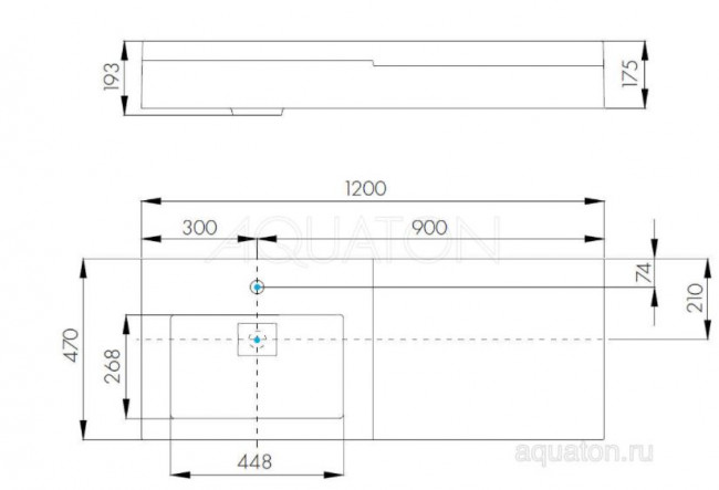 Раковина Акватон Сакура 120 1A71893KSK010
