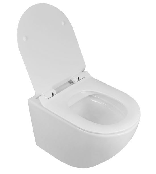 Унитаз подвесной Azario Grado AZ-0046N безободковый с микролифтом