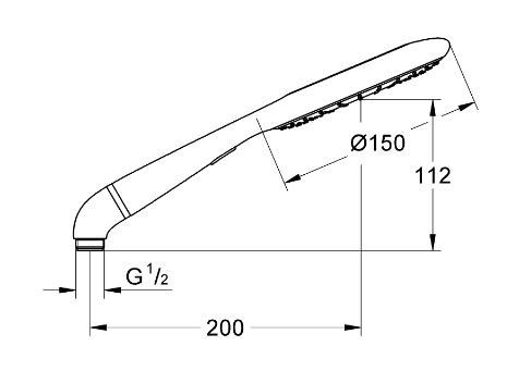 Душевая лейка Grohe Rainshower Icon 150 27276000