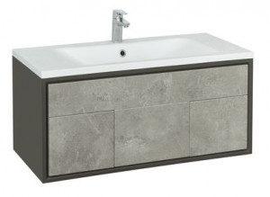 Тумба под раковину Акватон Уэльс 100 графит 1A267601WA6A0 new