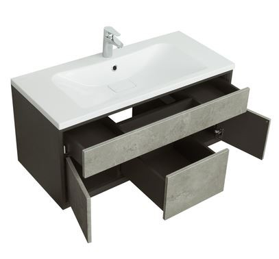 Тумба под раковину Акватон Уэльс 100 графит 1A267601WA6A0 new