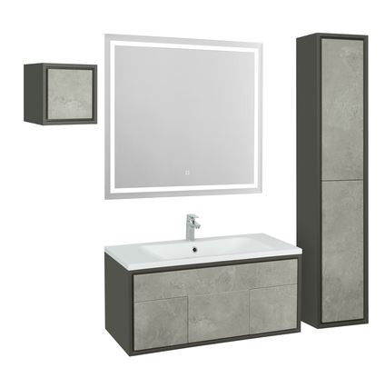 Тумба под раковину Акватон Уэльс 100 графит 1A267601WA6A0 new