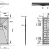 Поддон из искусственного камня Vincea VST-4SQ9012W-L 120*90 левый белый матовый