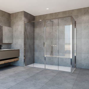 Душевой уголок Vincea Garda 180*100 VSR-1G21018CL прозрачное